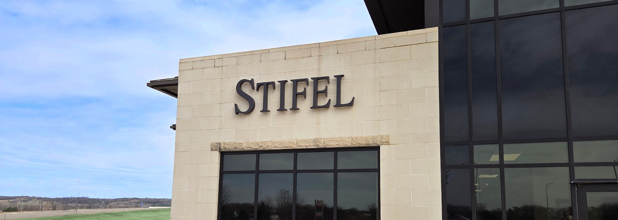 Dakota Dunes Branch Building Stifel Sign During the Day